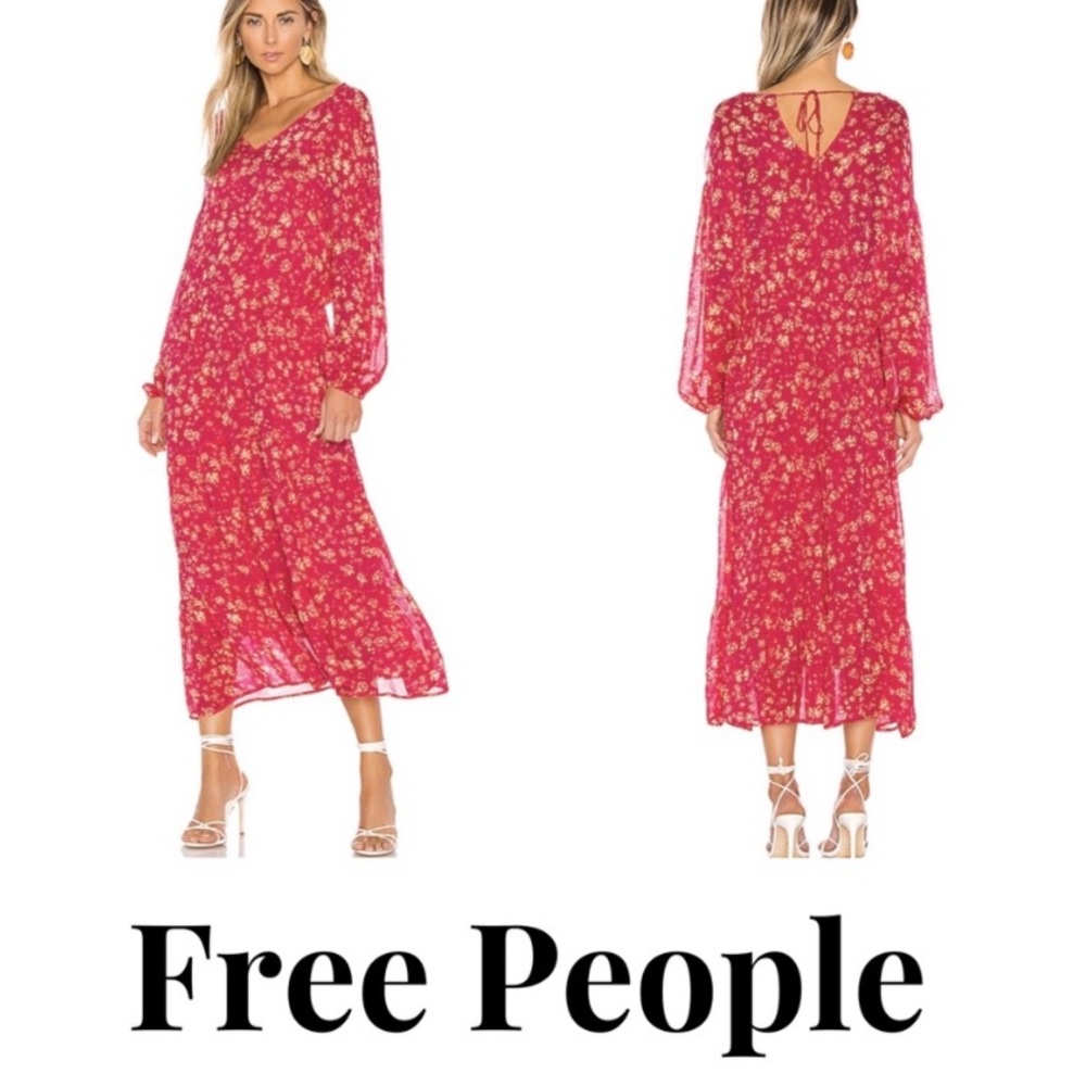 Free People Wallflower Midi Dress - Picture 7 of 8